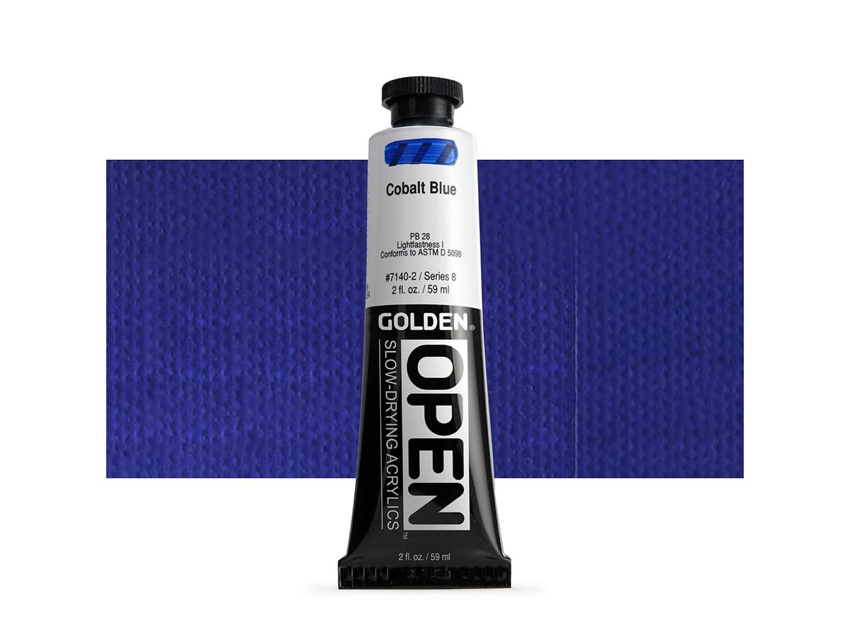 GOLDEN OPEN ACRYLIC 59ML 7140 S8 COBALT BLUE 1