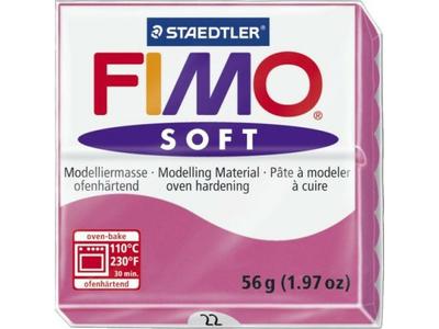 FIMO SOFT BOETSEERKLEI 22 56GRAMS FRAMBOOS 1