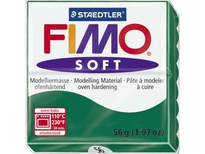 FIMO SOFT BOETSEERKLEI 56 56GRAMS SMARAGD 1