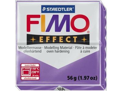 FIMO EFFECT BOETSEERKLEI 604 56GRAMS TRANSPARANT LILA 1