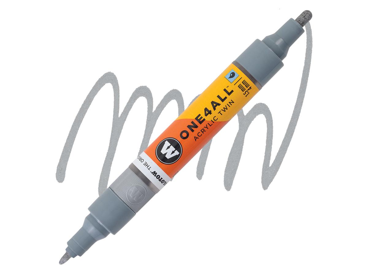 MOLOTOW ONE4ALL TWIN MARKER 203 1,5-4MM COOL GREY PASTEL 1