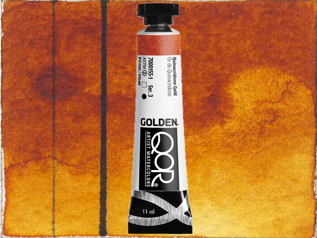 GOLDEN QOR WATERCOLOR 11ML S3 QUINACRIDONE GOLD 0155 - OP=OP 1