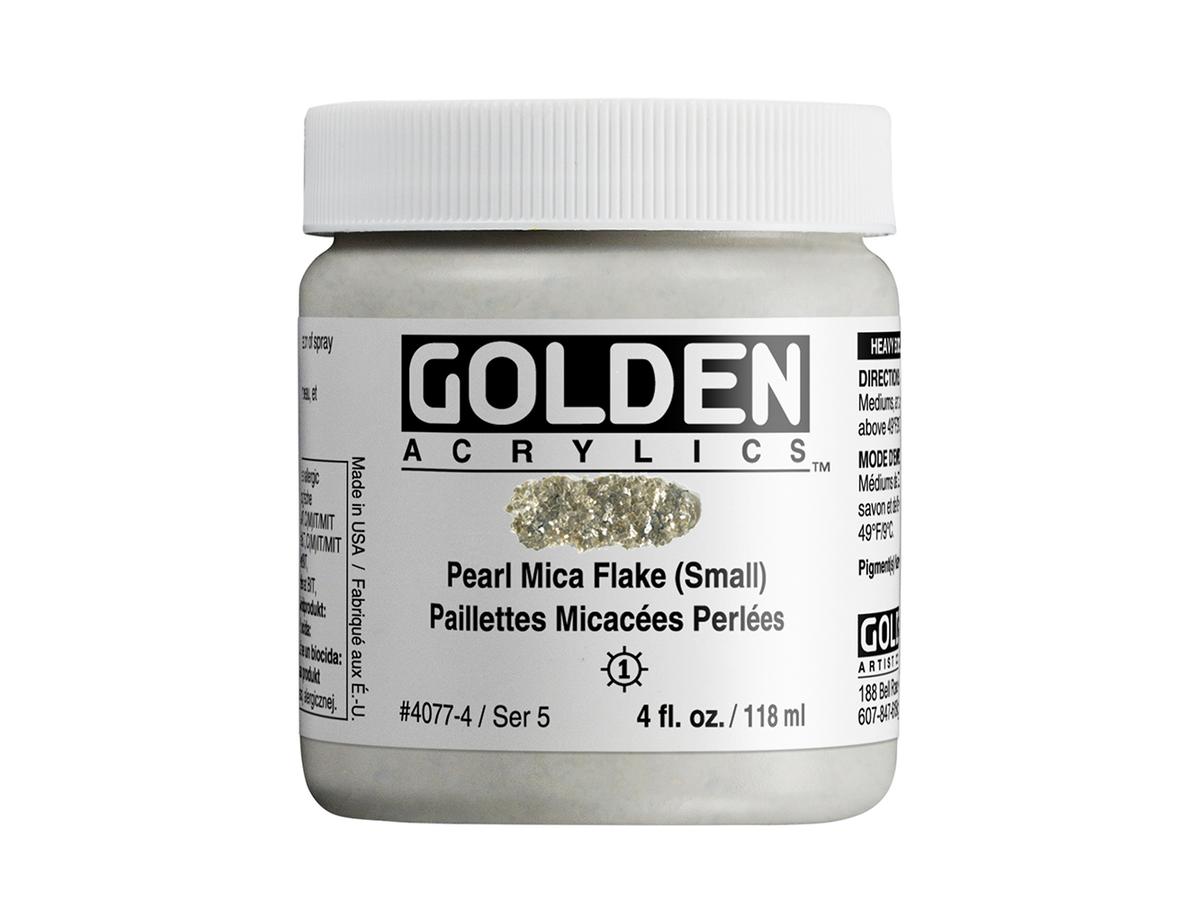 GOLDEN ACRYLVERF 118ML S5 4077 PEARL MICA FLAKE SMALL 1