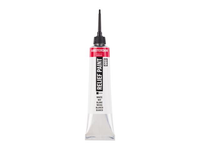 AMSTERDAM RELIEFPAINT 20ML WIT 100 1