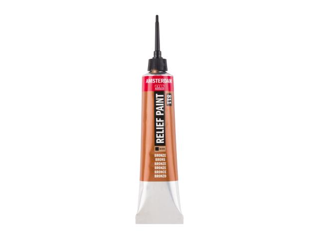 AMSTERDAM RELIEFPAINT 20ML  BRONS 811 1