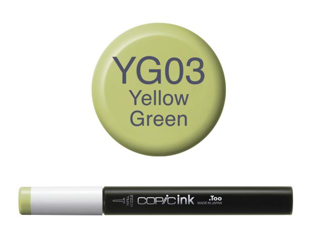 COPIC INKT NW YG03 YELLOW GREEN 1