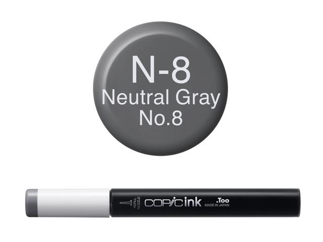 COPIC INKT NW N8 NEUTRAL GRAY 8 1