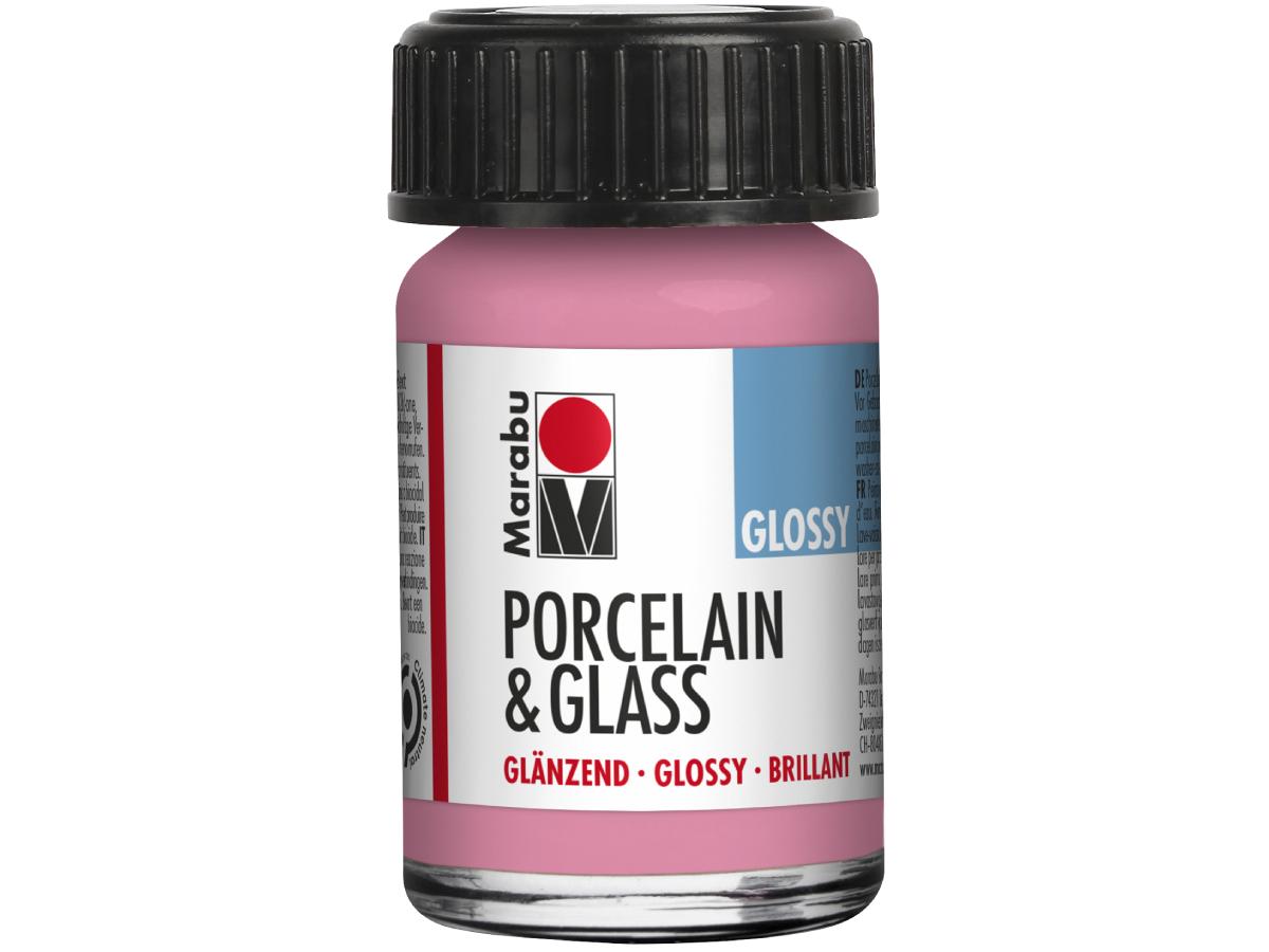 MARABU PORCELAIN GLASS GLOSSY 15ML 133 ROZE 1