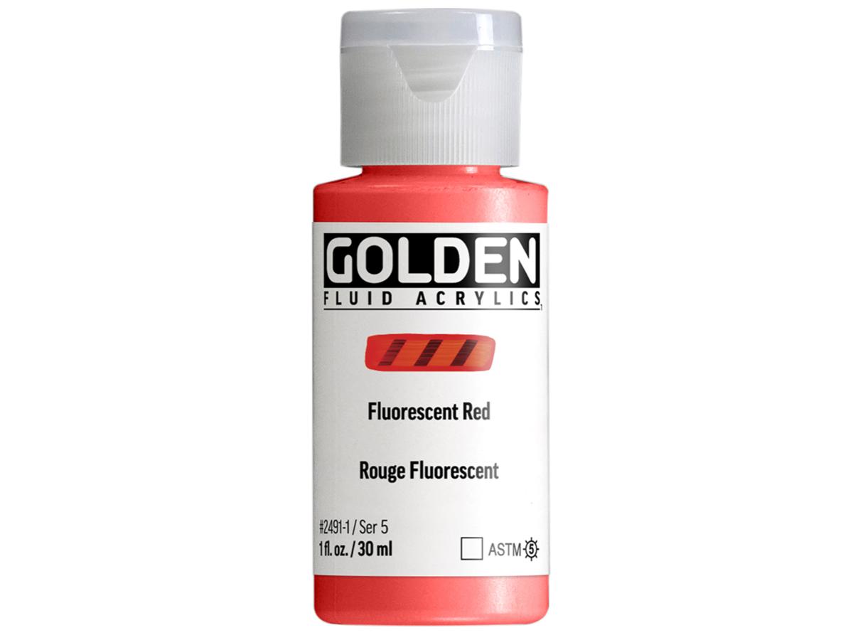 GOLDEN FLUID 30ML S5 491 FLUORESCENT RED 1