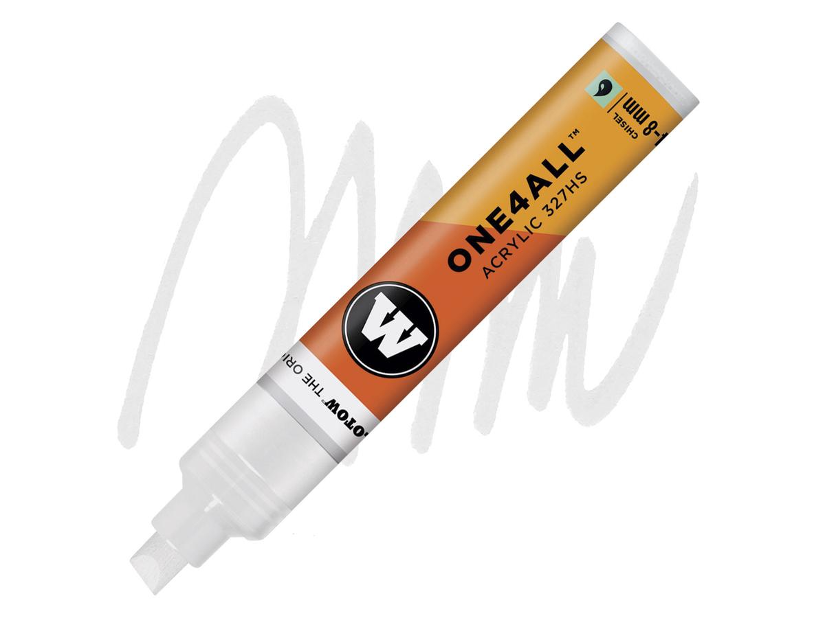 MOLOTOW ONE4ALL MARKER 327HS 160 4-8MM SIGNAL WHITE 1
