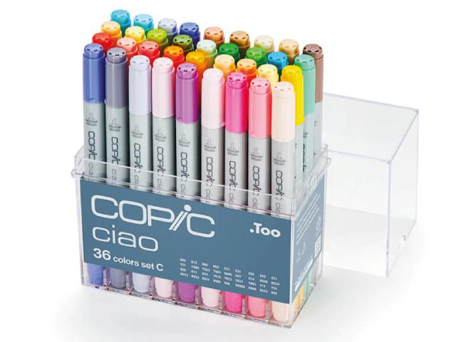 COPIC CIAO 36-DELIG MARKERSET C 1