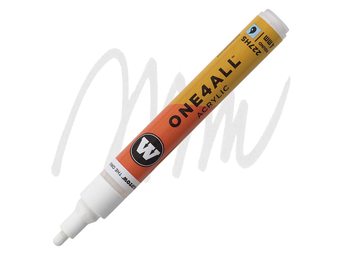 MOLOTOW ONE4ALL MARKER 227HS 160 4MM SIGNAL WHITE 1