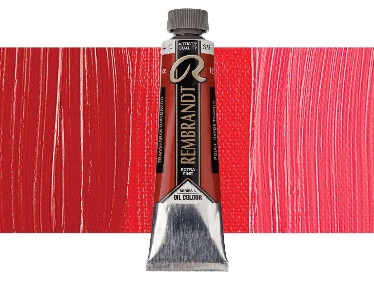 REMBRANDT OLIEVERF  40ML S3 TRANSPARANTOXYD ROOD 1