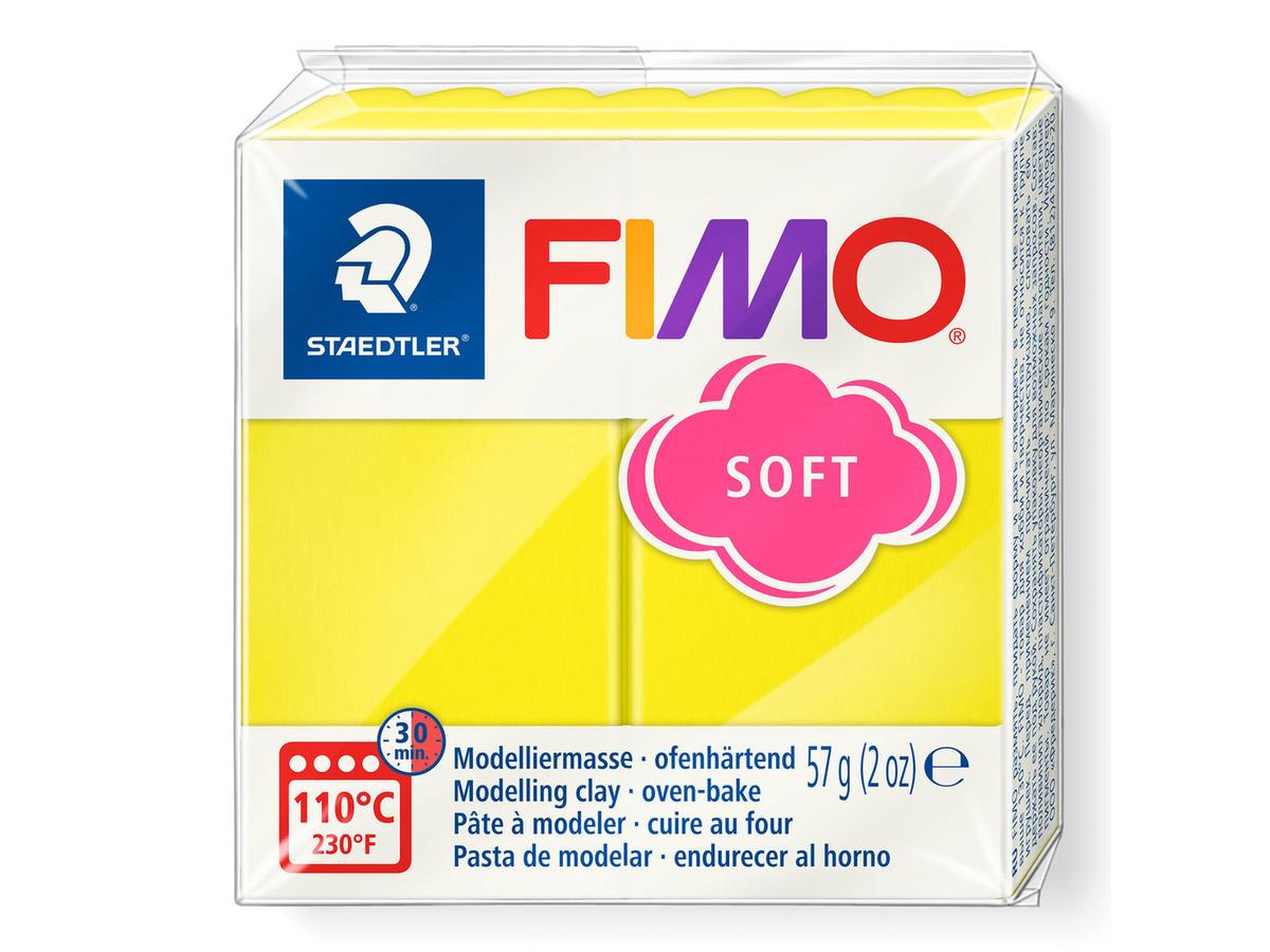FIMO SOFT BOETSEERKLEI 57GRAM LIMOENGEEL 1