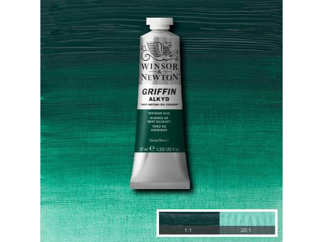 WINSOR & NEWTON GRIFFIN ALKYDVERF 37ML S1 696 VIRIDIAN HUE 1