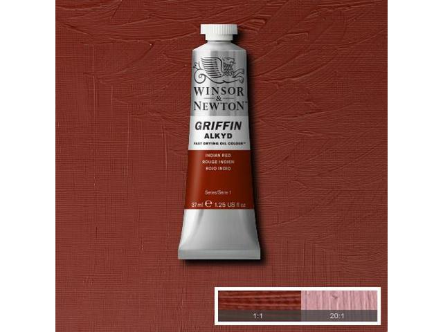 WINSOR & NEWTON GRIFFIN ALKYDVERF 37ML S1 317 INDIAN RED 1