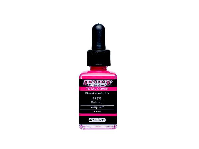 AEROCOLOR AIRBRUSH TOTAL COVER 28ML RUBY RED 1