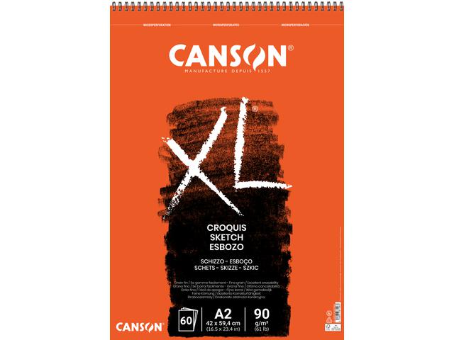 CANSON CROQUIS XL BLOK SCHETSPAPIER A2 60 VEL 90 GRAMS 1