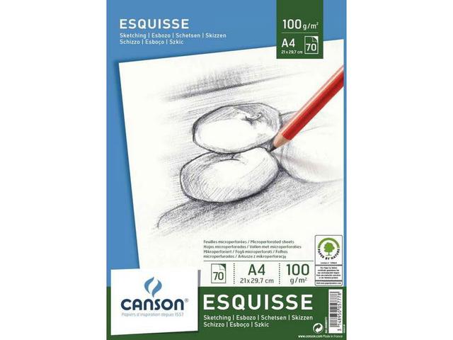 #CANSON ESQUISSE SCHETSBLOK A4 100 GRAMS 1