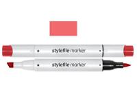 STYLEFILE BRUSH MARKER 358 CORAL RED