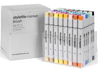 STYLEFILE BRUSH MARKERSET BR48MA 48-DELIG MAIN A