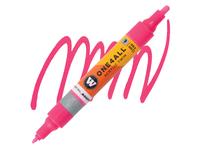 MOLOTOW ONE4ALL TWIN MARKER 217 1,5-4MM NEON PINK FLUO