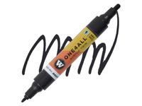 MOLOTOW ONE4ALL TWIN MARKER 180 1,5-4MM SIGNAL BLACK