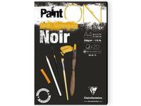 CLAIREFONTAINE PAINT-ON A3 BLOK ZWART 250GR 20VEL