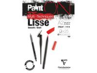 CLAIREFONTAINE PAINT ON LISSE A2 250GRAM 25 VEL BLOK