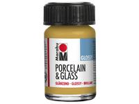 MARABU PORCELAIN GLASS GLOSSY METALLIC 15ML 784 GOUD