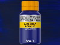 WINSOR & NEWTON GALERIA ACRYLIC 500ML 660 ULTRAMARINE