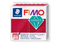FIMO EFFECT BOETSEERKLEI 57GRAM METALLIC ROBIJN ROOD