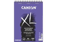 CANSON XL MIX MEDIA BLOK  A4 300 GRAM 30 VEL, SPIRAAL