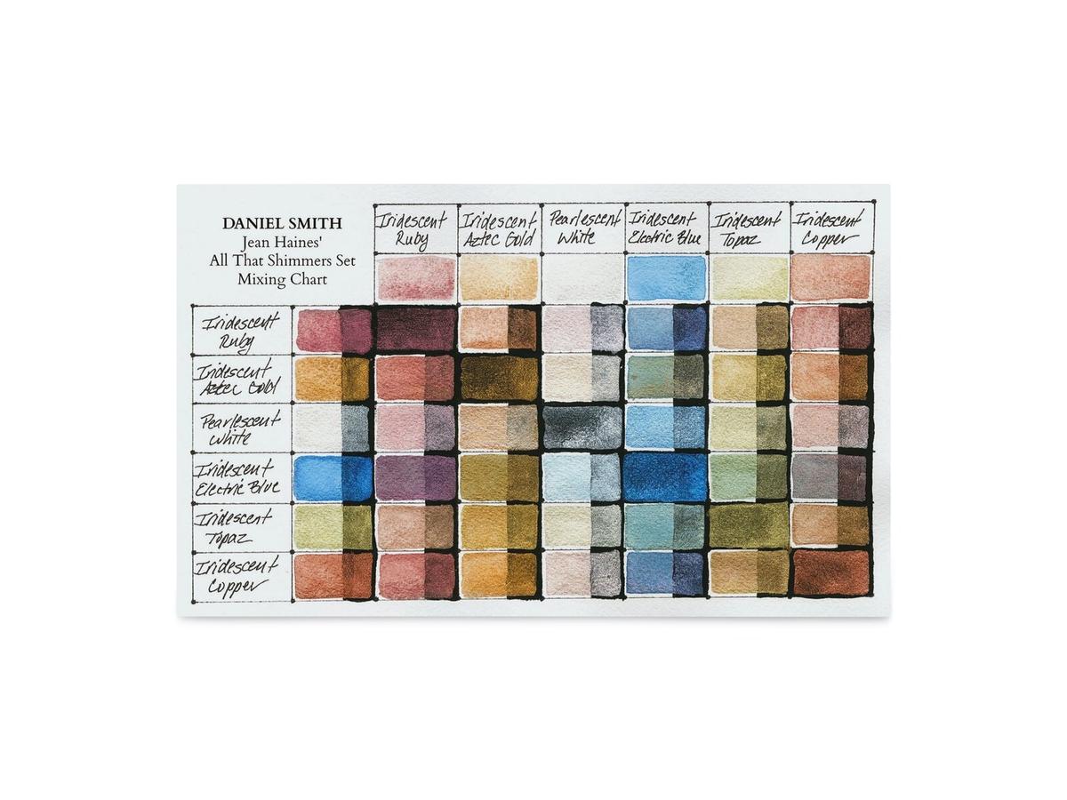 DANIEL SMITH JEAN HAINES' ALL THAT SHIMMERS WATERCOLOR SET 6X5ML 3