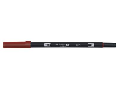 TOMBOW ABT DUAL BRUSH PEN 837 WINE RED 4