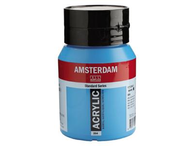 gevaarlijk Biscuit Rust uit Acrylverf | Amsterdam | Briljant blauw 564 | 500 ml | Van Beek Art Supplies